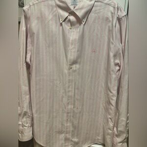 Brooks Brothers Light Pink Striped Dress Shirt